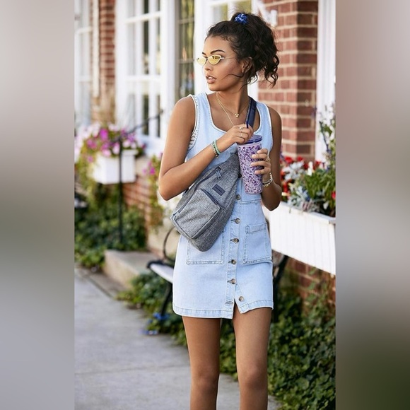 Vera Bradley Reactive Mini Sling Backpack ROSE FOLIAGE - Picture 13 of 14